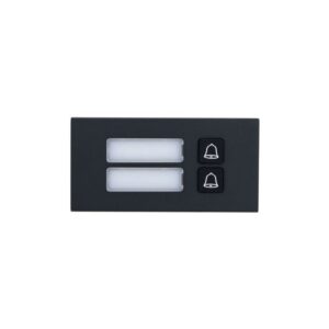 VTO4202FB-MB2 Two-button Module for 2-wire IP Modular Apartment Door Station Black Dahua