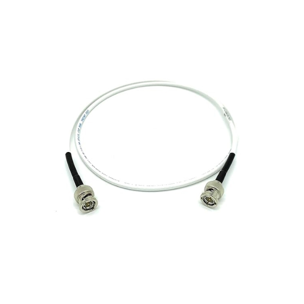 Καλώδιο ΒNC σε BNC RG59 0.6m Λευκό Μαλακό Harken