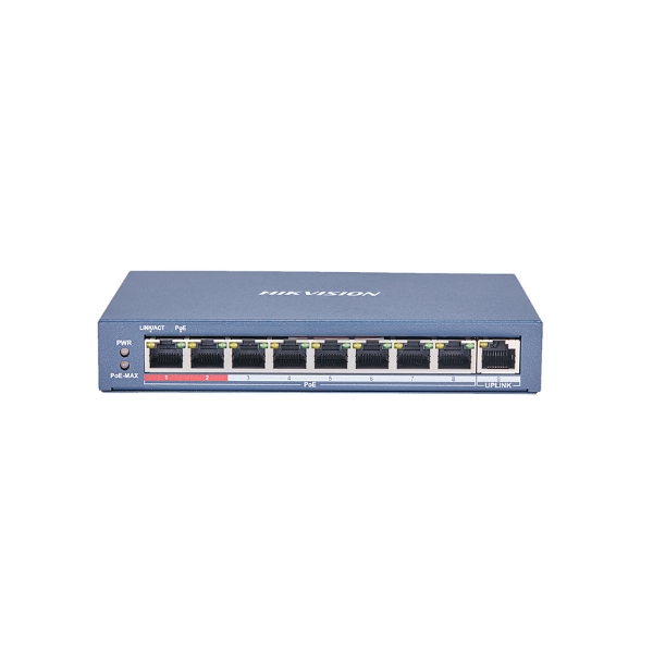 DS-3E0109P-E (C) 8-Port 100 Mbps Long-Range Unmanaged PoE Switch Hikvision