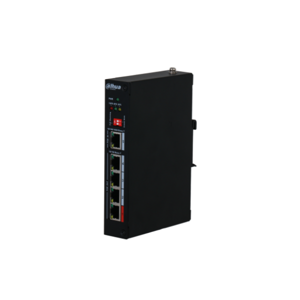 PFT1500 5-Port PoE Extender with 4-Port PoE Out and 1-Port PoE In Dahua