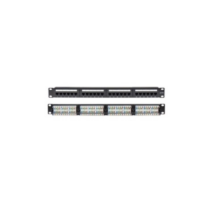 Patch Panel Cat5e 24 ports 1U 19"