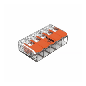 WAGO Compact Splicing Connector for all conductor types 5 conductor 4mm -221-415