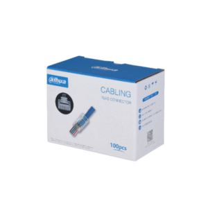 PFM76-531-PT UTP CAT5E 15U" Pass Through RJ45 Connector Dahua (100pcs)