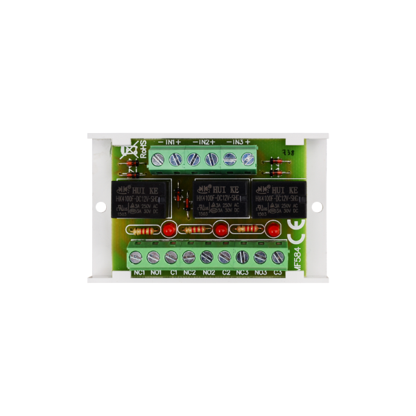 AWZ528 Relay Module PCB 3xC/NC/NO (fuse) Pulsar