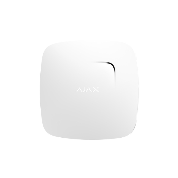 Fire Protect White Wireless Smoke and Heat Detector AJAX