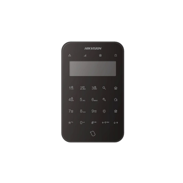 DS-PK1-LT-WE/Black Wireless LCD Keypad Ax Pro Hikvision