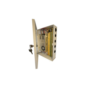 Power Supply 12V/25A with Overheat Protection and 16 Outputs In Metal Box Harken