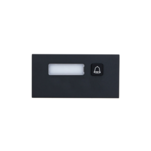 VTO4202FB-MB1 One-button Module for 2-wire IP Modular Apartment Door Station Black Dahua