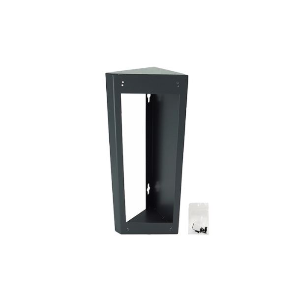 Three Module Gray Corner Bracket 45' Surface for Hikvision Video Door Phone Unit Purple