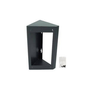Two Module Gray Corner Bracket 45' Surface for Hikvision Video Door Phone Unit Purple