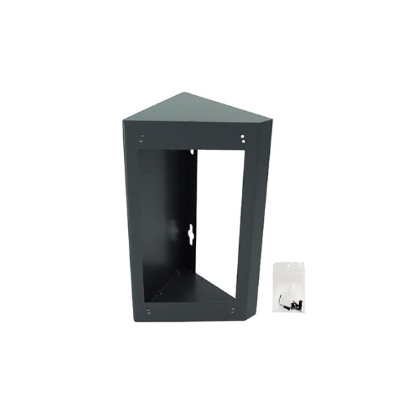 Two Module Gray Corner Bracket 45' Surface for Hikvision Video Door Phone Unit Purple