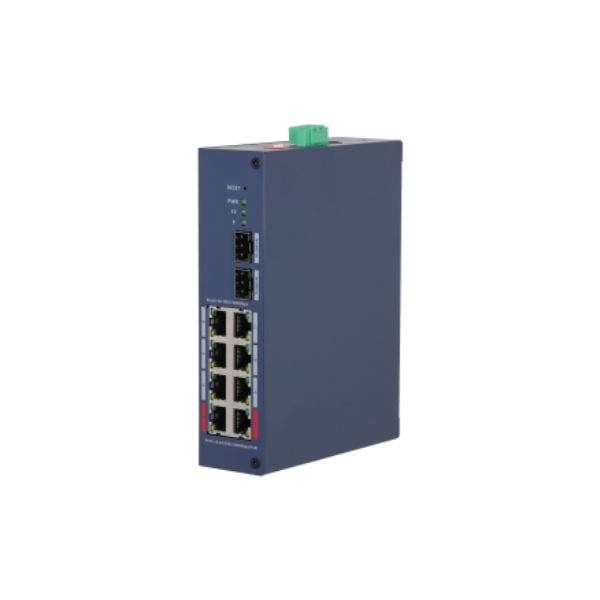 CHS4210-8GT-110 10-Port Cloud Managed Hardened Gigabit Switch with 8-Port PoE Dahua