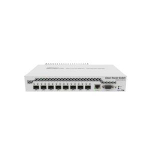CRS309-1G-8S+IN Cloud Router Switch 309-1G-8S+IN with Dual core 800MHz CPU, 512MB RAM, 1xGigabit LAN, 8xSFP+ cages, RouterOS L5