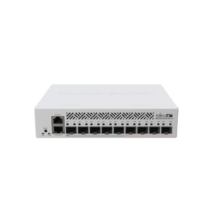 CRS310-1G-5S-4S+IN Cloud Router Switch CRS310-1G-5S-4S+IN with 800 MHz CPU, 256 MB RAM, 4xSFP+, 5xSFP cages, 1xGBit LAN port, Ro