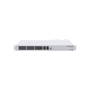 CRS326-24S+2Q+RM Cloud Router Switch 326-24S+2Q+RM with 2 x 40G QSFP+ cages, 24 10G SFP+ cages, 1x LAN port for management, Rout