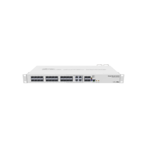 CRS328-4C-20S-4S+RM Cloud Router Switch 328-4C-20S-4S+RM with 800 MHz CPU, 512MB RAM, 24x SFP cages, 4xSFP+ cages, 4x Combo port