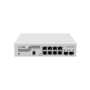 CSS610-8G-2S+IN Cloud Smart Switch 610-8G-2S+IN with 8 x Gigabit ports, 2 x SFP+ cages, SwOS, desktop case, PSU Mikrotik