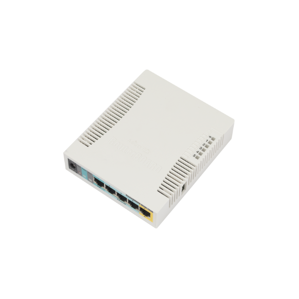 RB951Ui-2HnD RouterBOARD 951Ui-2HnD with 600Mhz CPU, 128MB RAM, 5xLAN, built-in 2.4Ghz 802b/g/n 2x2 two chain wireless with inte