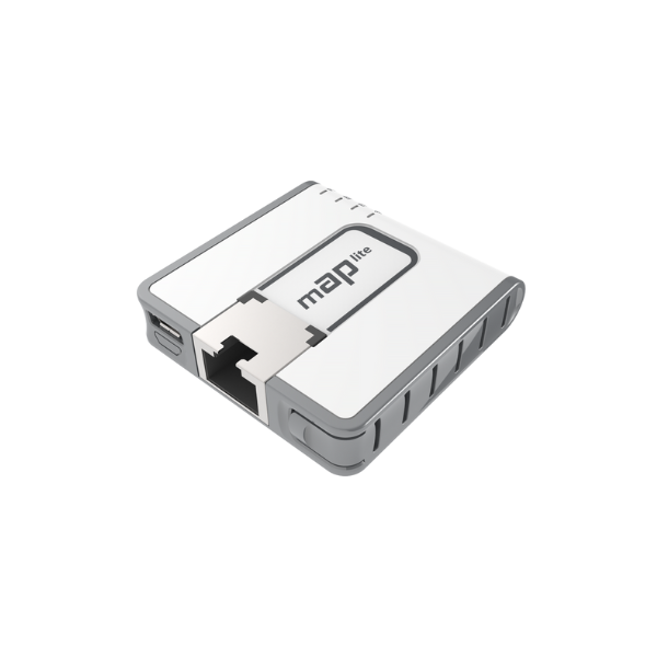RBmAPL-2nD mAP lite with 650Mhz CPU, 64MB RAM, 1xLAN, built-in Dual Chain 2.4Ghz 802.11bgn Dual Chain wireless with integrated a