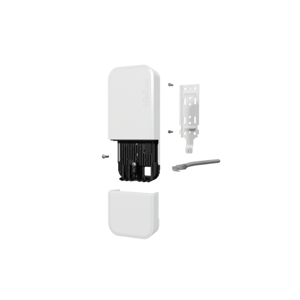 RBwAPG-5HacD2HnD wAP ac with 4 cores x 710MHz CPU, 128MB RAM, 2x Gbit LAN, built-in 2.4Ghz 802.11b/g/n Dual Chain wireless, buil