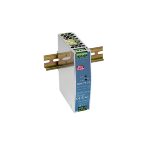 Τροφοδοτικό ράγας 76.8W/48VDC/1.6A SLIM NDR-75-48 MEANWELL