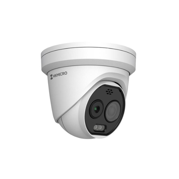 HM-TD1228-2/G1/T3A 2.1mm Thermal & Optical Bi-Spectrum Network Turret Camera Hikmicro