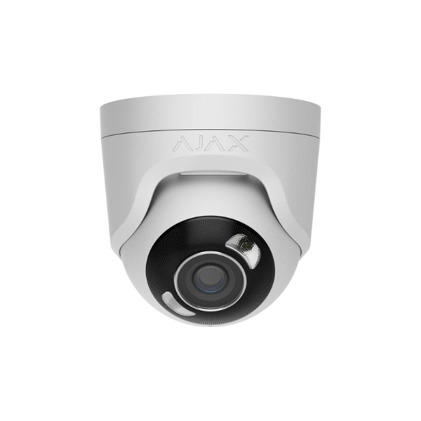 Turret Cam HLVF (8 Mp) White AJAX